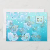 21e anniversaire fête Invitations personnalisées (Devant)