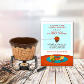 21e anniversaire Fondue Diner fêtes Invitations