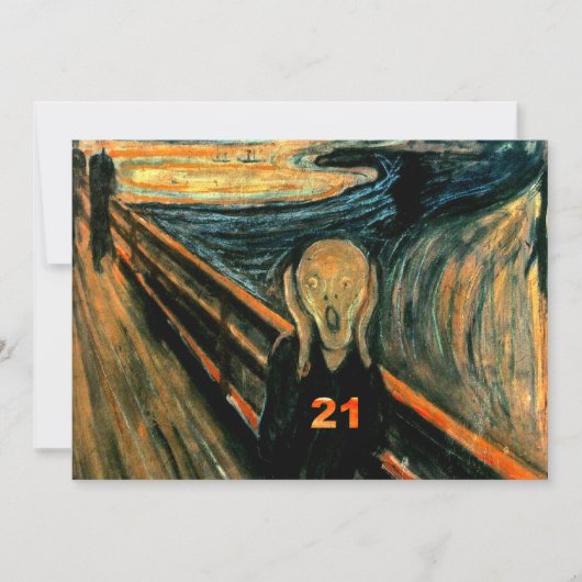 21e anniversaire Invitations (Devant)