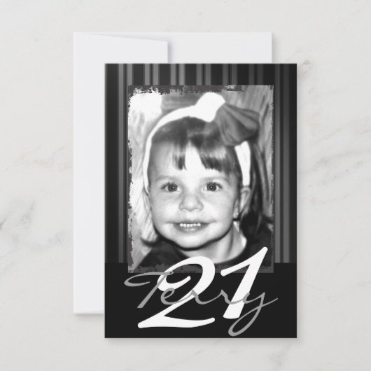 21e anniversaire Invitations (Devant)