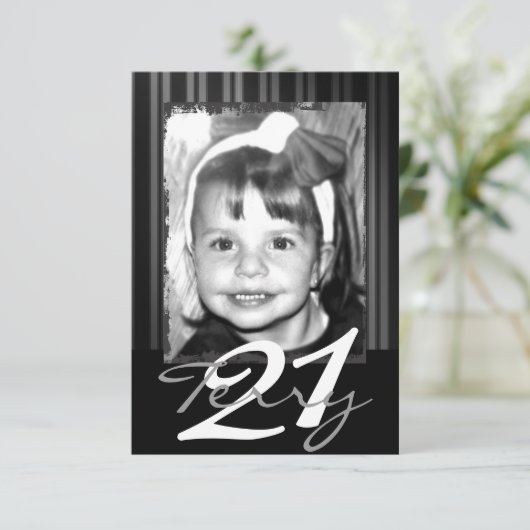 21e anniversaire Invitations (Debout devant)