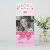 21e anniversaire Invitations avec photo (Debout devant)