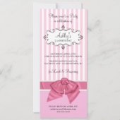 21e anniversaire Invitations avec photo (Dos)