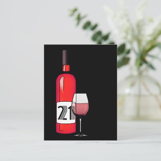 21e anniversaire : invitations de bande dessinée à (Debout devant)