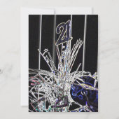 21e anniversaire Invitations de fête (Devant)