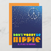 21e anniversaire Invitations du Parti pour la paix (Devant / Derrière)