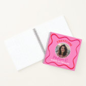 21e Anniversaire Livre d'hôtes Colorful Wavy Red P (Intérieur)