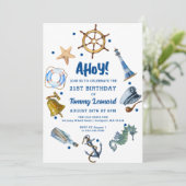 21e anniversaire Nautique été 2024 Invitation (Debout devant)
