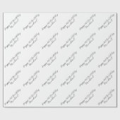 21e Anniversaire Papier cadeau personnalisable (Plat)