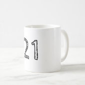 21e anniversaire PHOTO Mug (Devant droit)