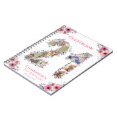 21e Anniversaire Photo Pink Flower White Livre d'i (Côté gauche)