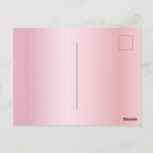 21e anniversaire rose or pétillant invitation (Dos)