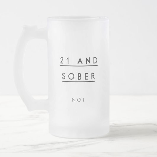 21e Birthday Beer Mok (Links)