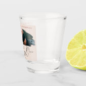 21e Birthday Blush Pink foto Shot Glas (Rechts)