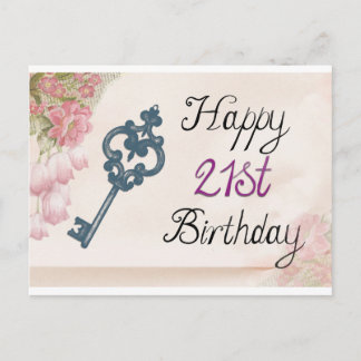 21e carte d'anniversaire femme