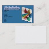 21e carte d'invitation anniversaire (Devant / Derrière)