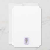 21e fête d'anniversaire invitation officielle à l' (Dos)