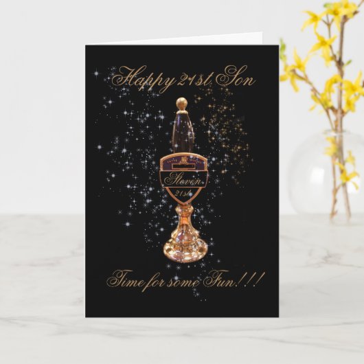 21e FILS CARTE DE RECONNAISSANCE (Fleur jaune)