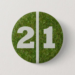 21e Football-baardgaard Button
