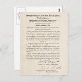 21e grondwetswijziging Verbod Briefkaart (Voorkant / Achterkant)