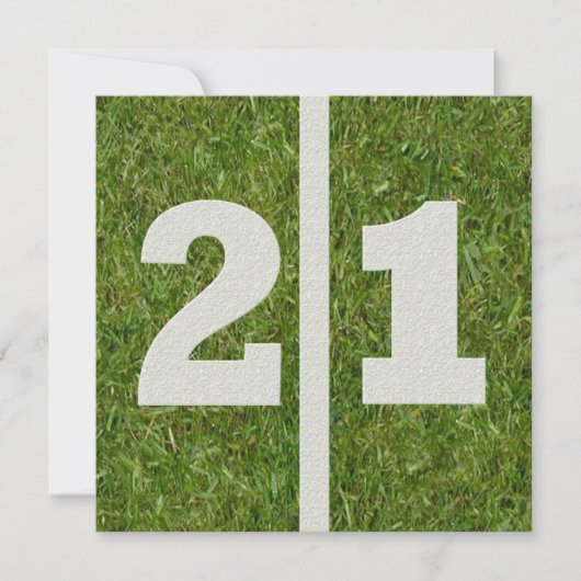 21e Invitation d'anniversaire (Devant)