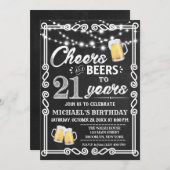 21e Invitation d'anniversaire| Chefs et bières (Devant / Derrière)