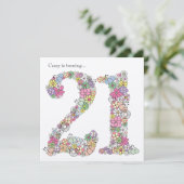 21e Invitation personnalisée pour les 21 filles (Debout devant)