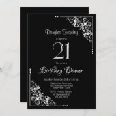 21e jaardiner zwart-wit kaart (Voorkant / Achterkant)