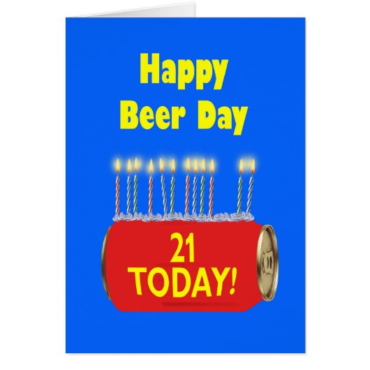 21e Jour de la Bière Joyeuse Anniversaire (Devant)