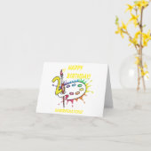 21e Kaart van de kunstenaar (Gele Bloem)