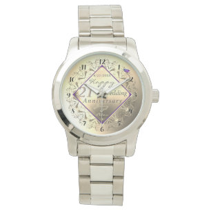 21e Mariage Anniversaire Montre en laiton