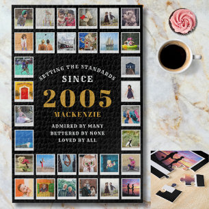 21e Verjaardag 2005 Familieherinneringen Fotocolla Legpuzzel