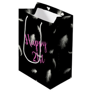 21e verjaardag Dozen Middelgrote Gift Bag Medium Cadeauzakje