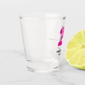 21e verjaardag Eerste legale drank Shot Glas (Links)