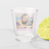 21e verjaardag foto shot glas (Achterkant)