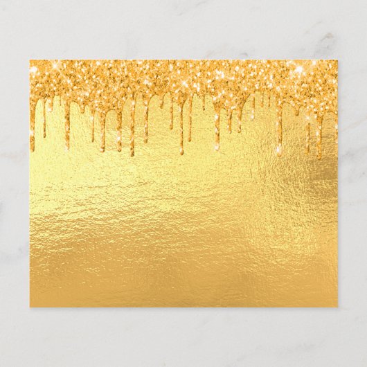 21e verjaardag Gouden glitter Bewaar de datumkaart (Achterkant)