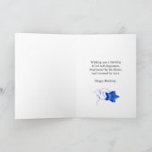 21e verjaardag met discobal en regenboog van sterr kaart (Binnen)