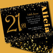 21e verjaardag, moderne eenvoudige typografie, twi kaart