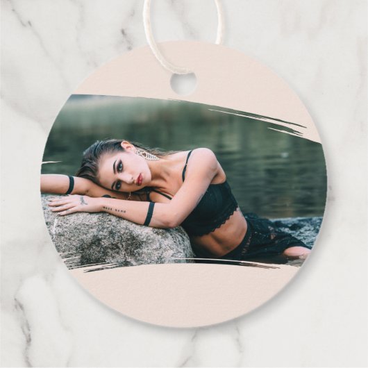 21e verjaardag Roos goud en roze Bedankjes Labels (Achterkant)