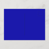 21e verjaardag royal blue zilver glitter stof glam uitnodiging briefkaart (Achterkant)
