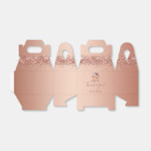 21e verjaardag Roze Hartelijk dank voor Bo Bedankdoosjes (Uitgevouwen)