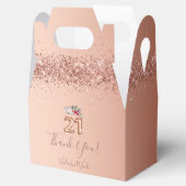 21e verjaardag Roze Hartelijk dank voor Bo Bedankdoosjes (Geopend)