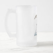 21e verjaardag Silver Number 21 Matglas Bierpul (Links)