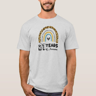 21e verjaardag T-shirt 21 jaar Geweldige