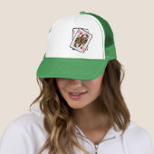 21e verjaardag van de Ace & Queen of Diamonds 2002 Trucker Pet (In situ)