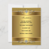 21e verjaardag van de gouddiamantjuweel kaart (Achterkant)