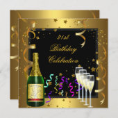 21e verjaardag van de viering van de gouden zwarte kaart (Voorkant / Achterkant)