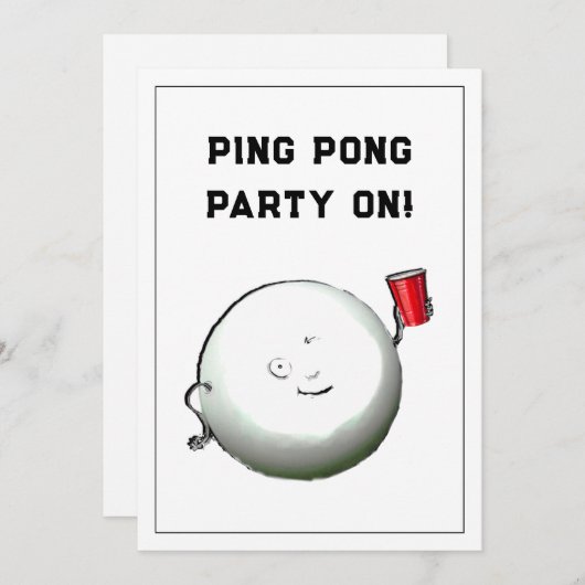 21e verjaardag van uitnodigingen (Voorkant / Achterkant)