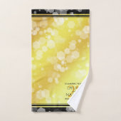 21ème anniversaire de Mariage en laiton (Serviette à main)