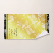 21ème anniversaire de Mariage en laiton (Serviette à main)